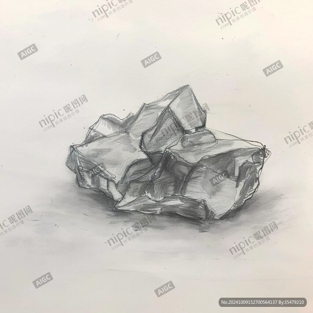 厚涂石块