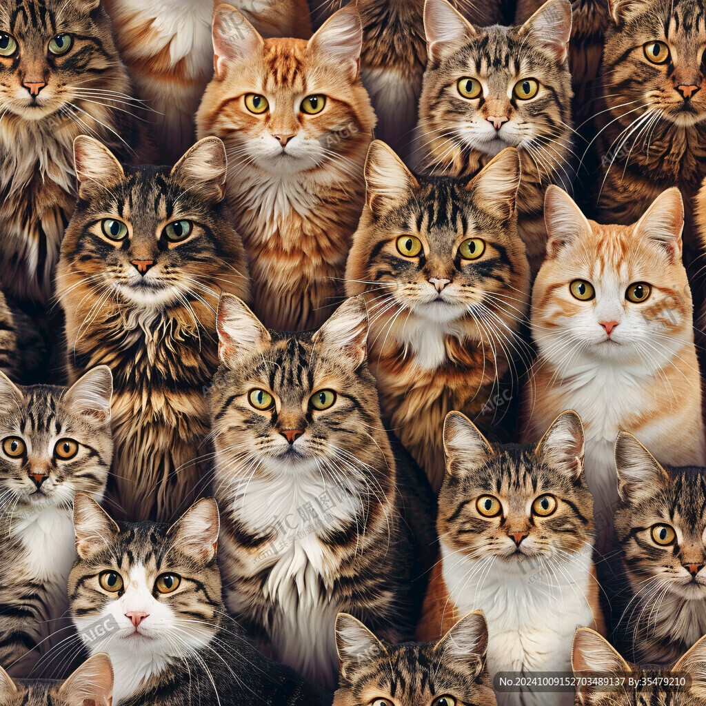 一窝猫素材