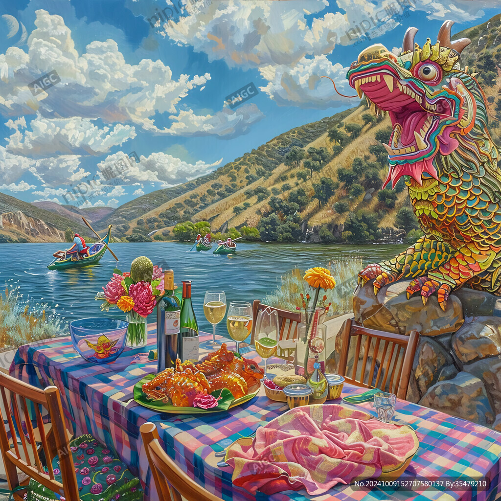 餐厅风景画