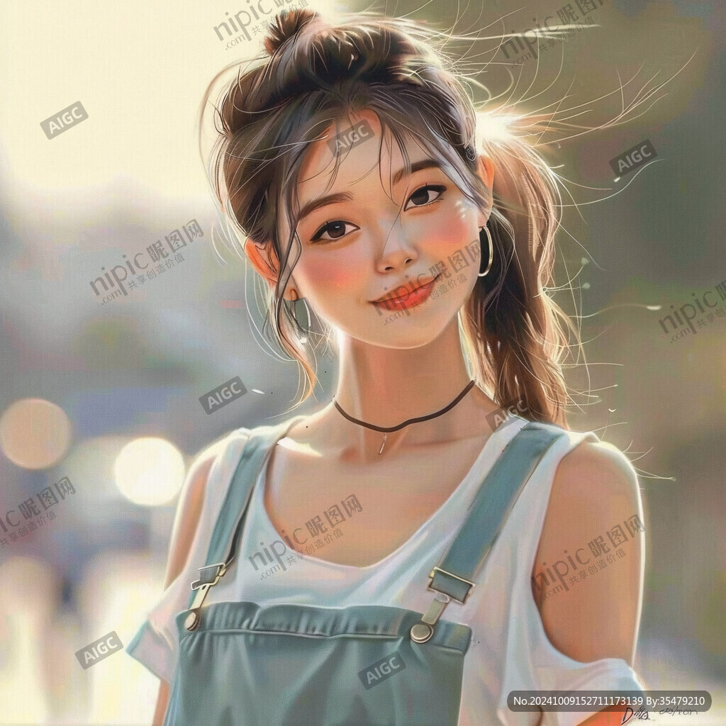 写实人物插画