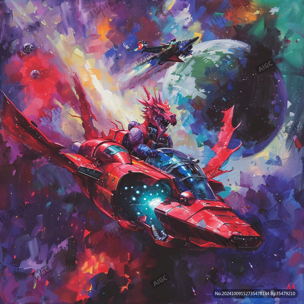 宇宙大战壁画