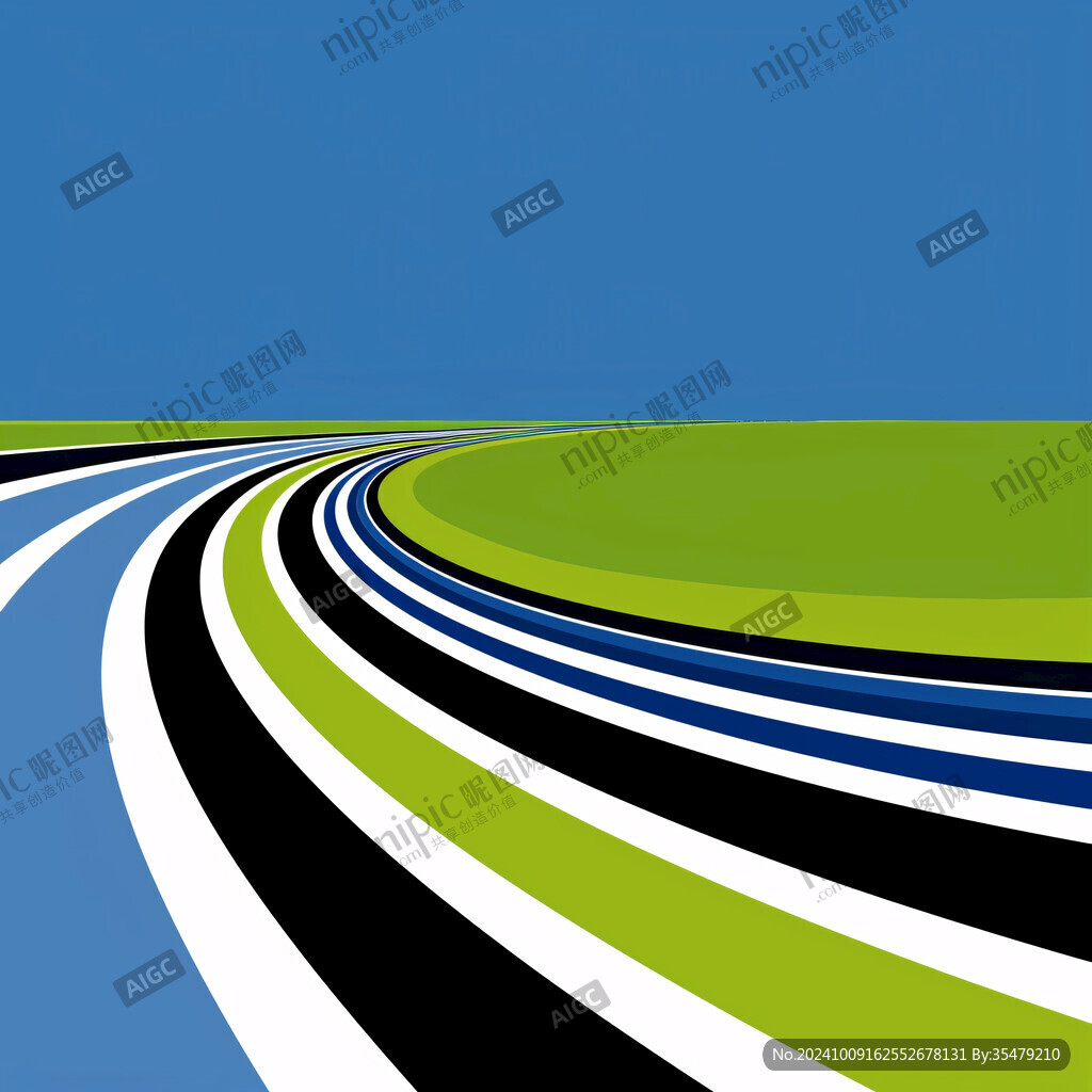 道路小道弯道