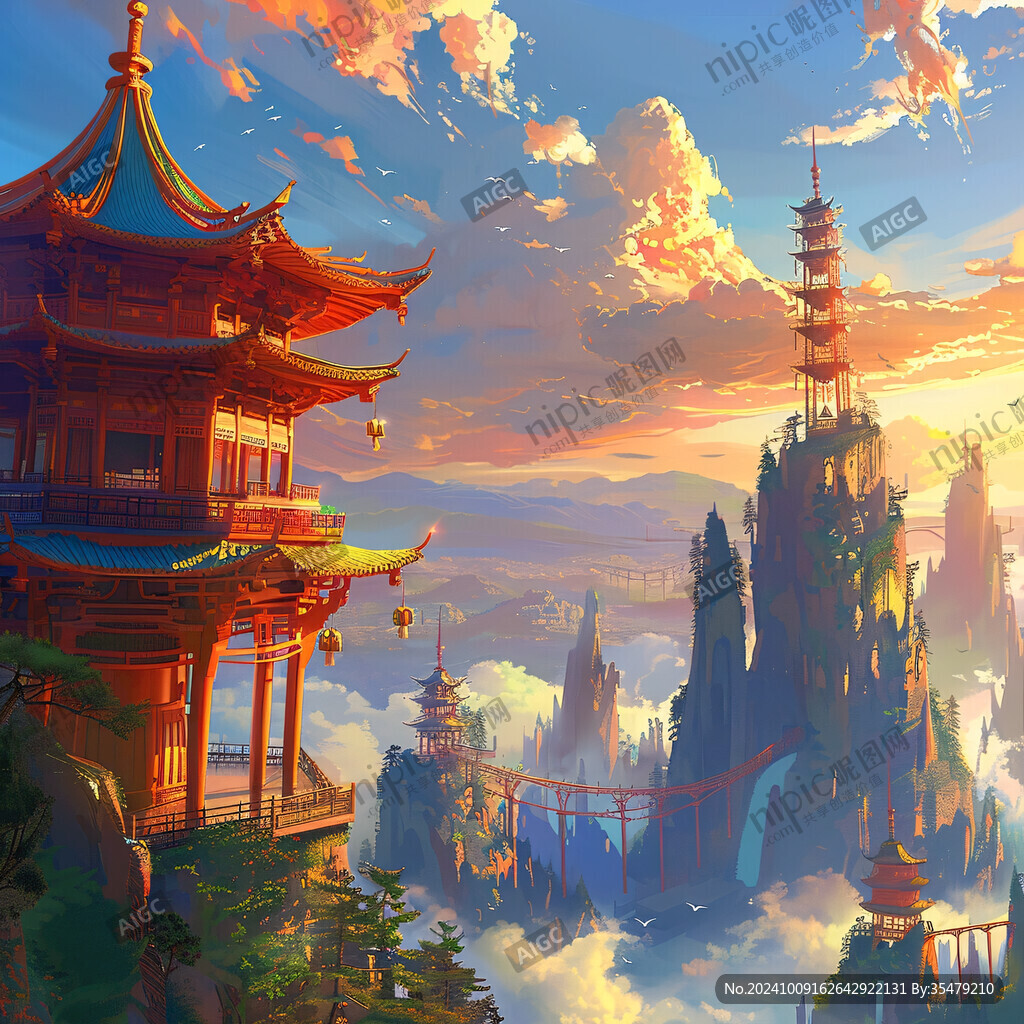 古风仙境天上宫阙