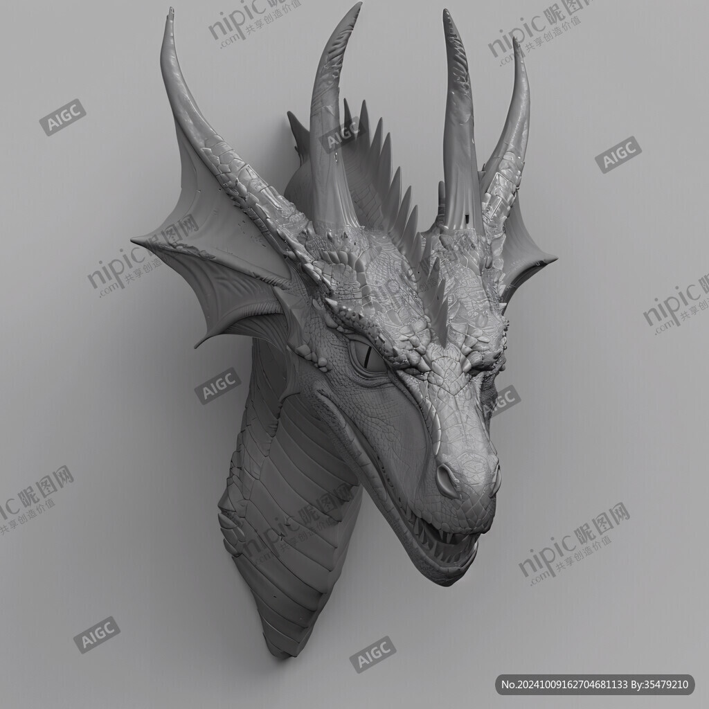 3d龙的模型