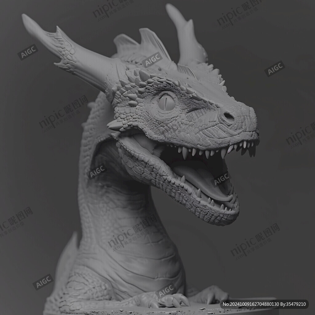 3d龙的模型