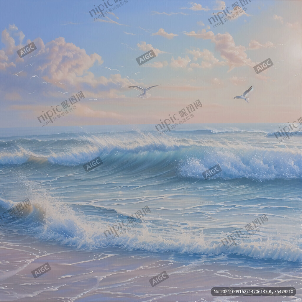 海面立体画