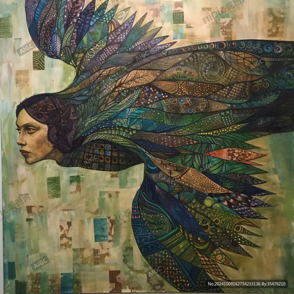 新颖新锐创意艺术绘画