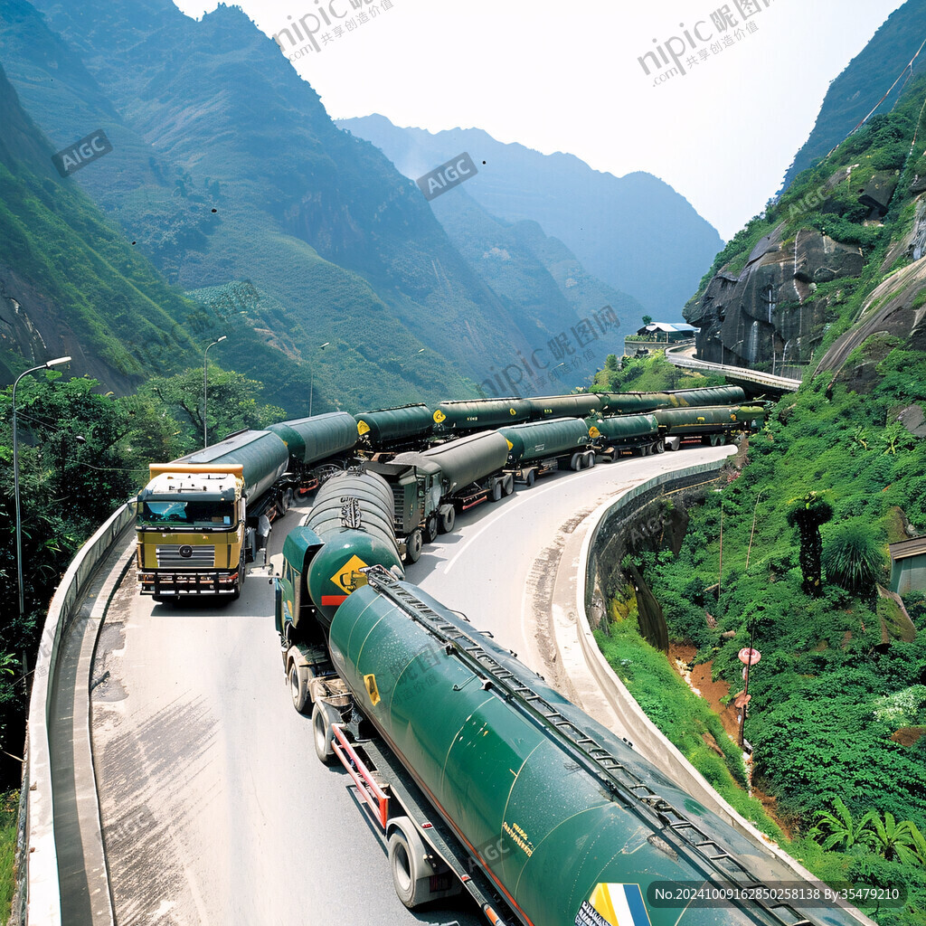 高速公路油罐车