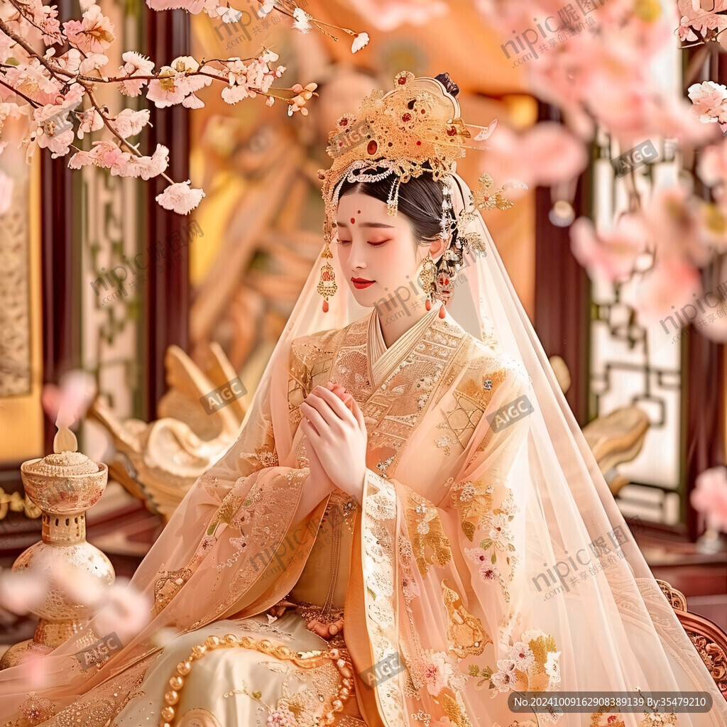 红金唐代宫廷风