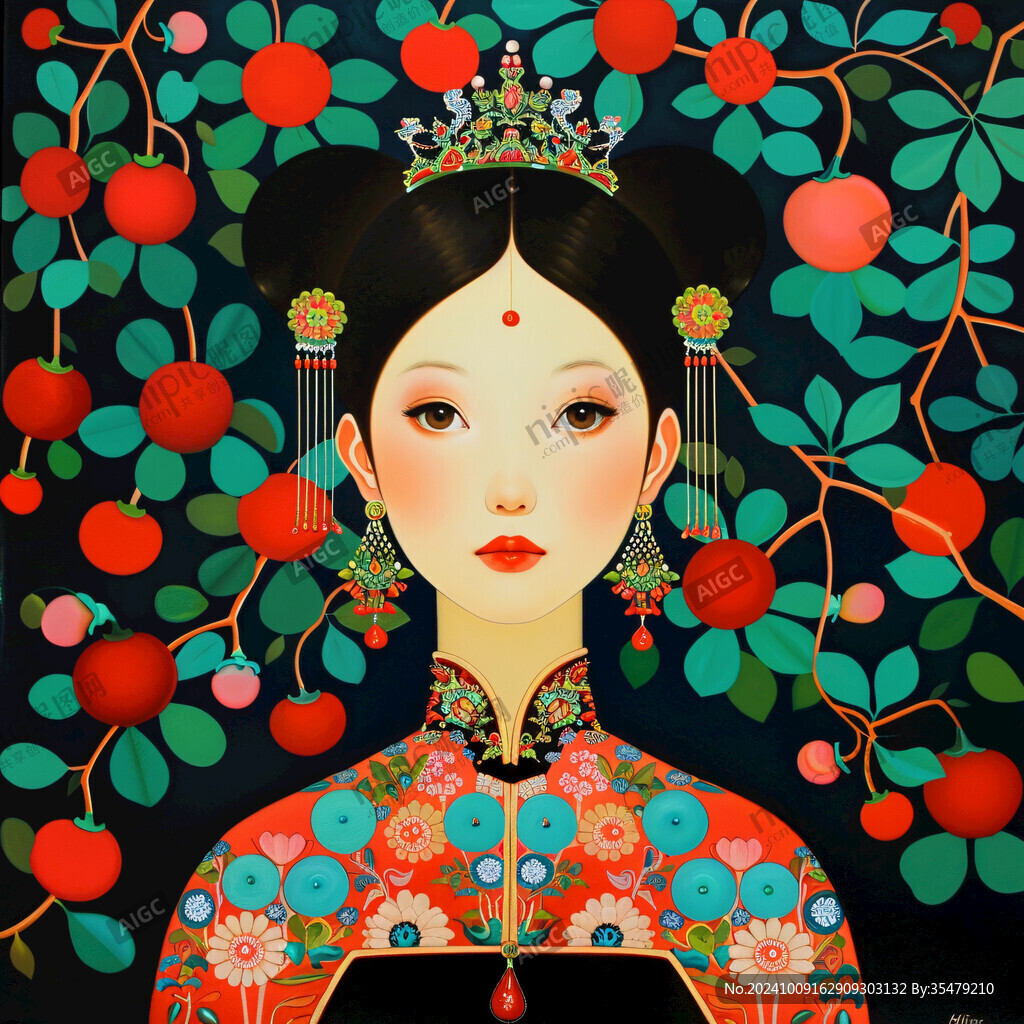 贵妃插画