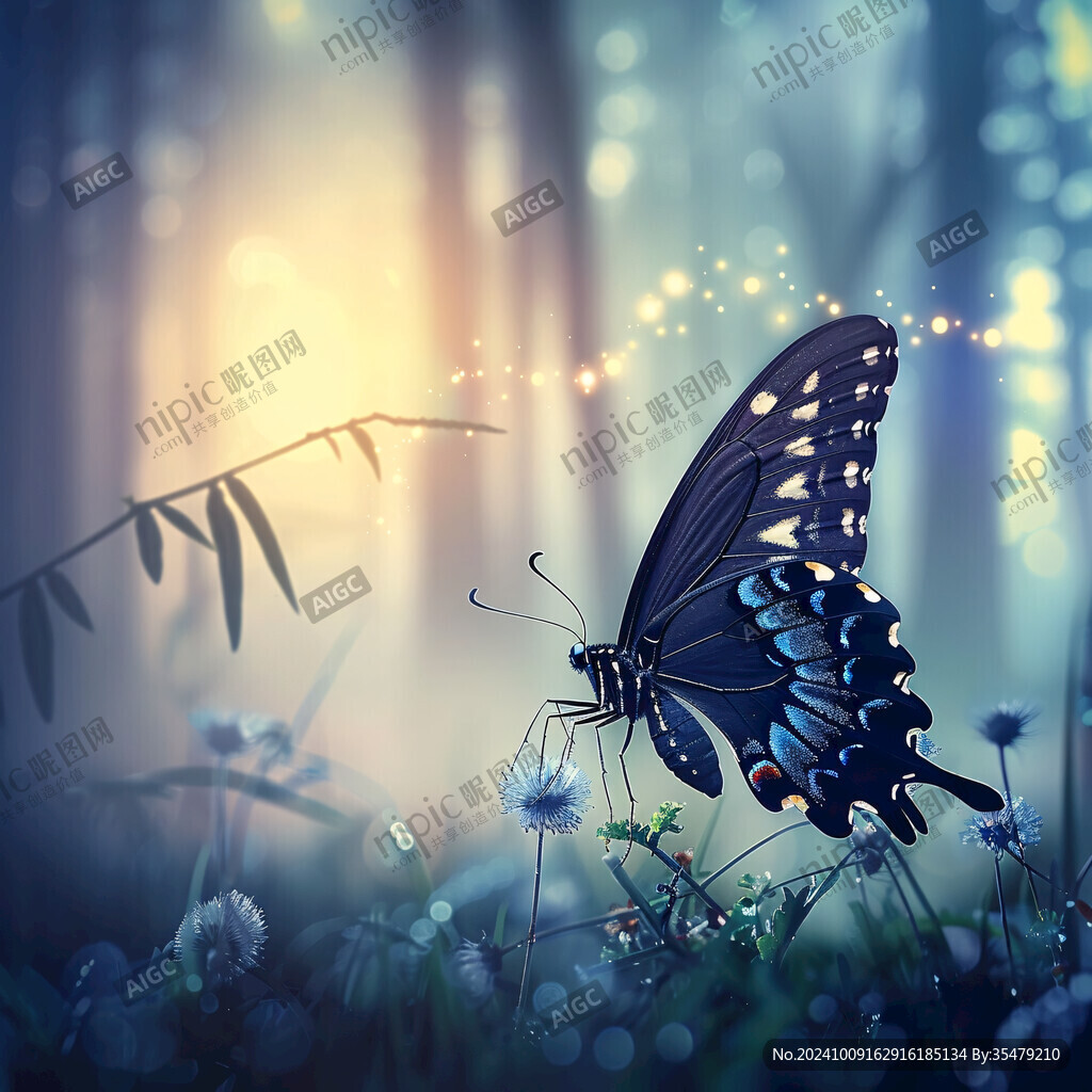蝴蝶梦幻背景