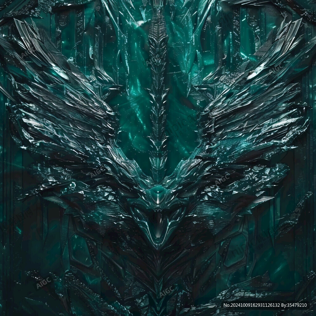 金属质感插画