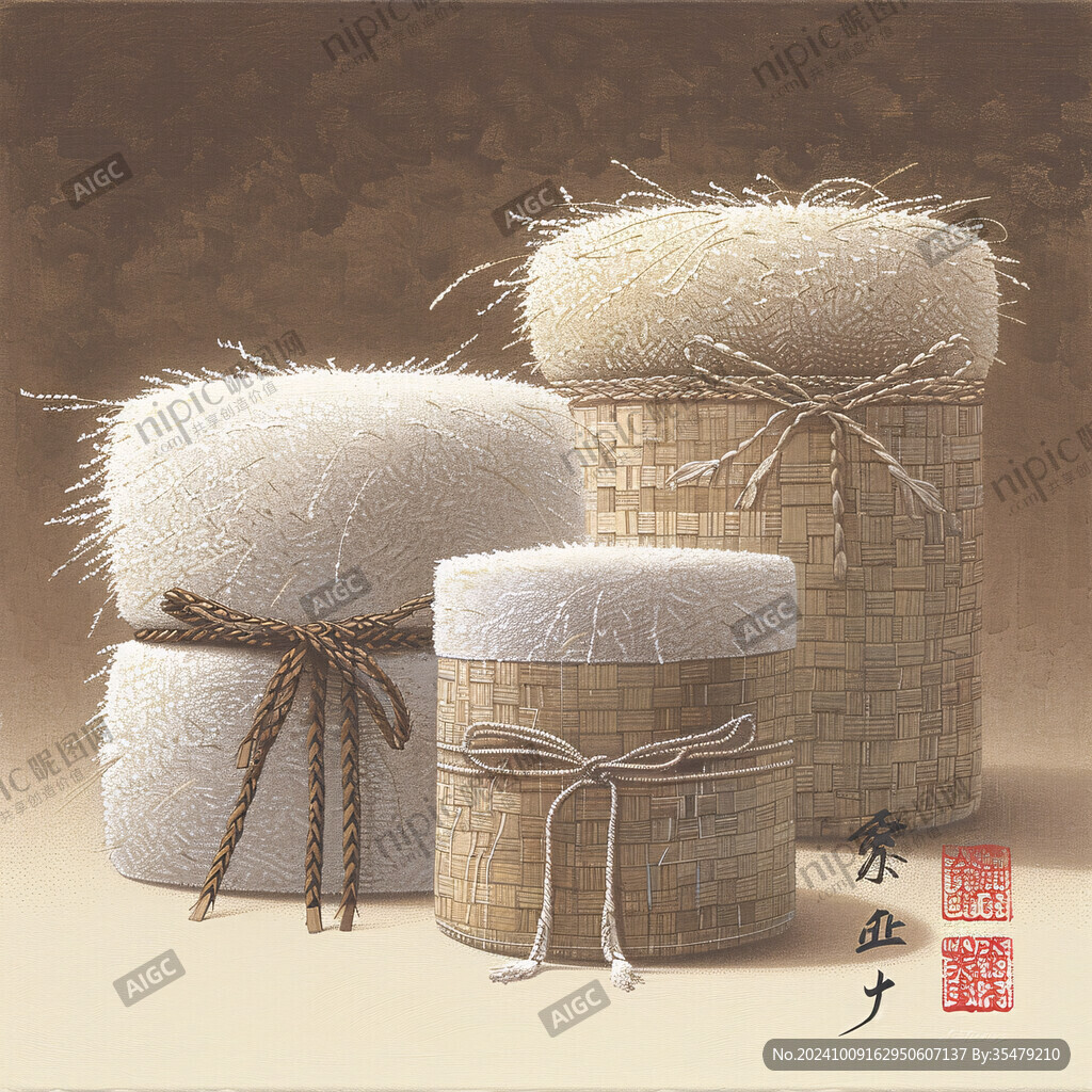 稻草垛素材