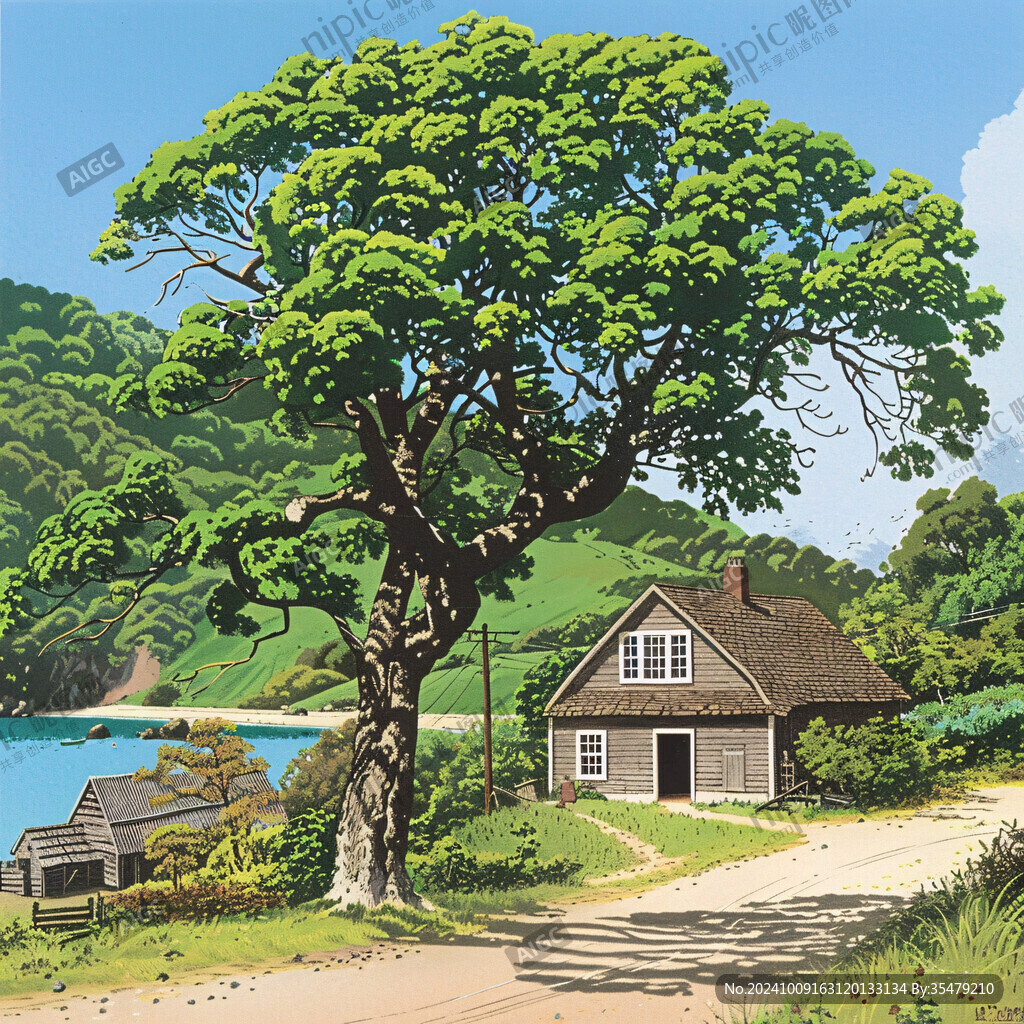 大树下小屋