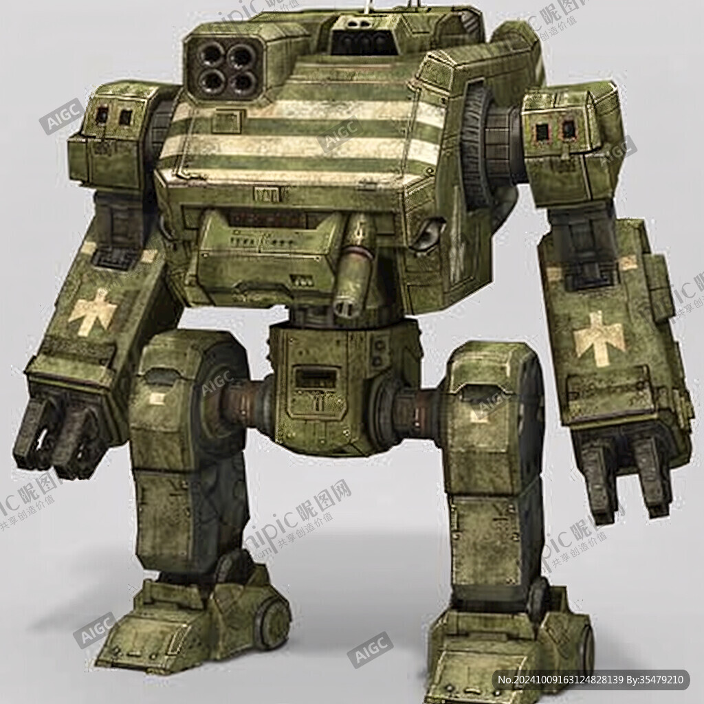 机甲风卡通人物