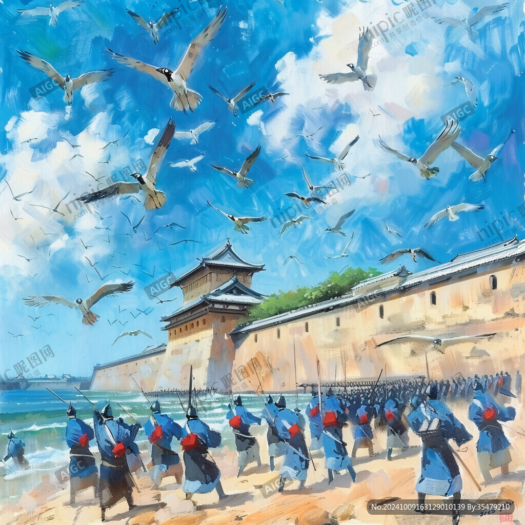 大境门插画