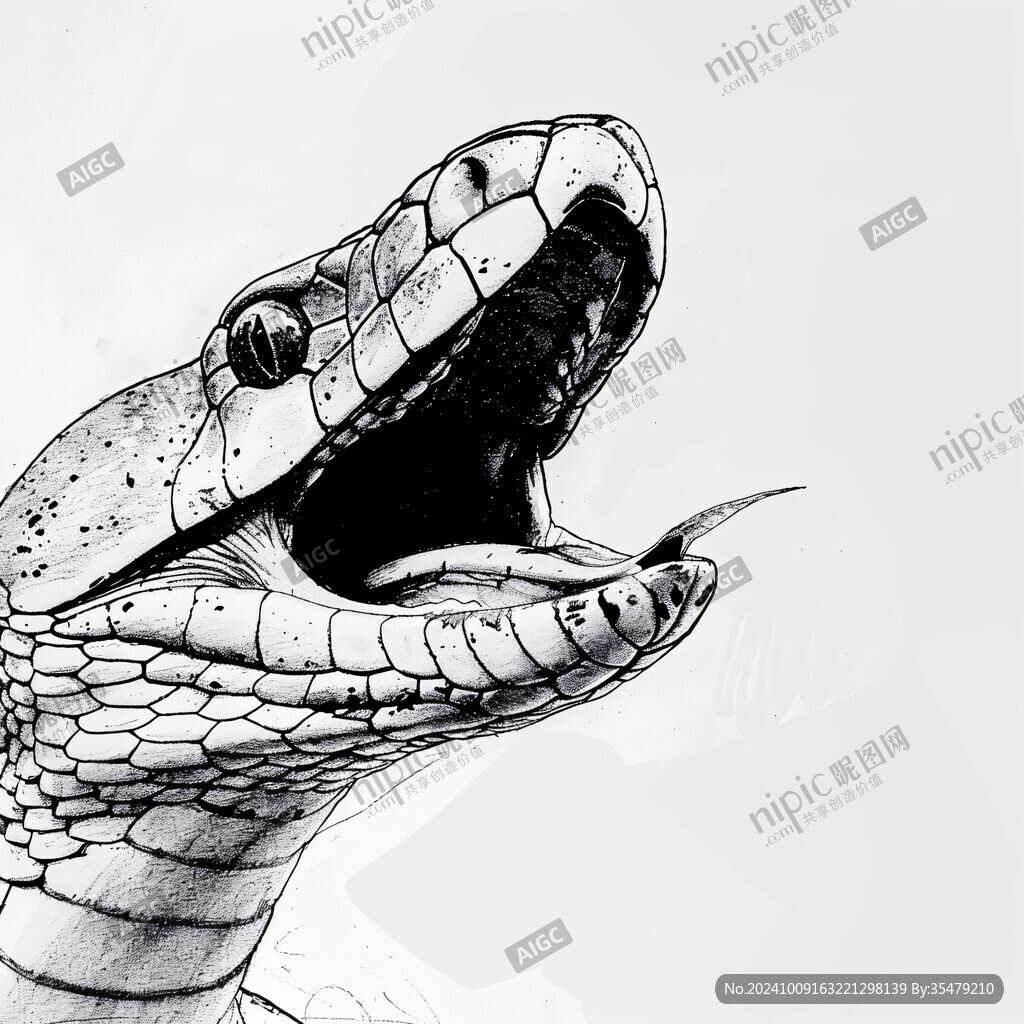 蛇合集插画