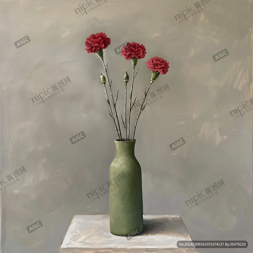 花卉插花装饰画花瓶