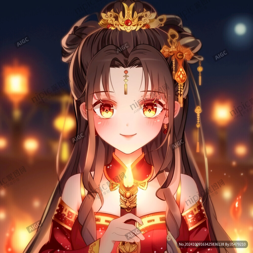 q版皇后插画