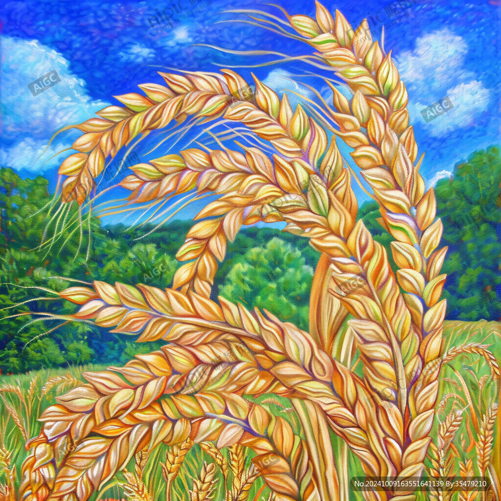 小麦壁画