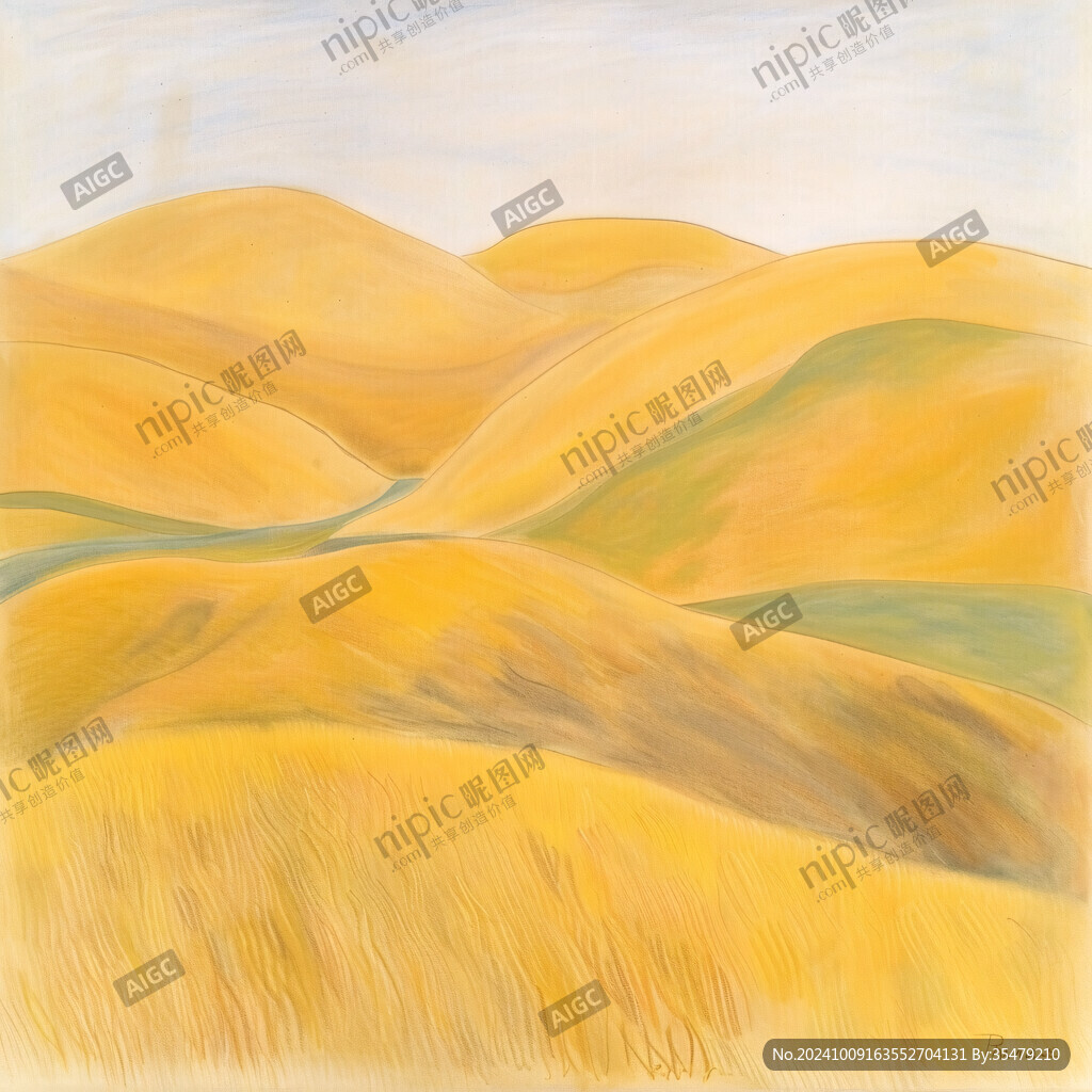 山丘装饰画