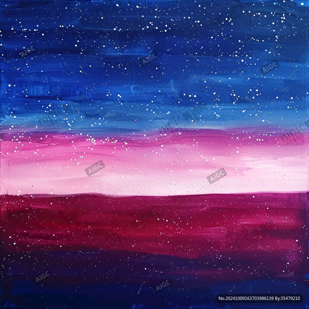 水彩广告背景星空背景