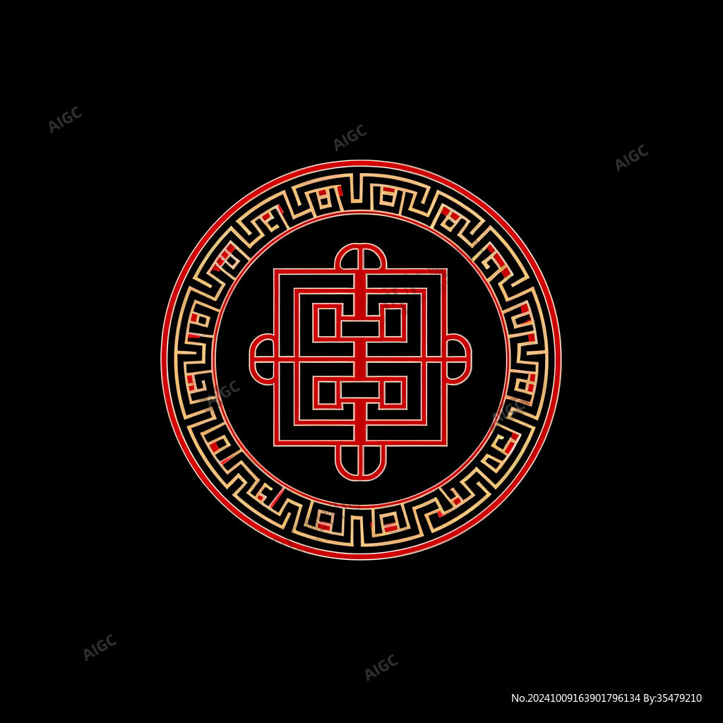 简约回纹标志