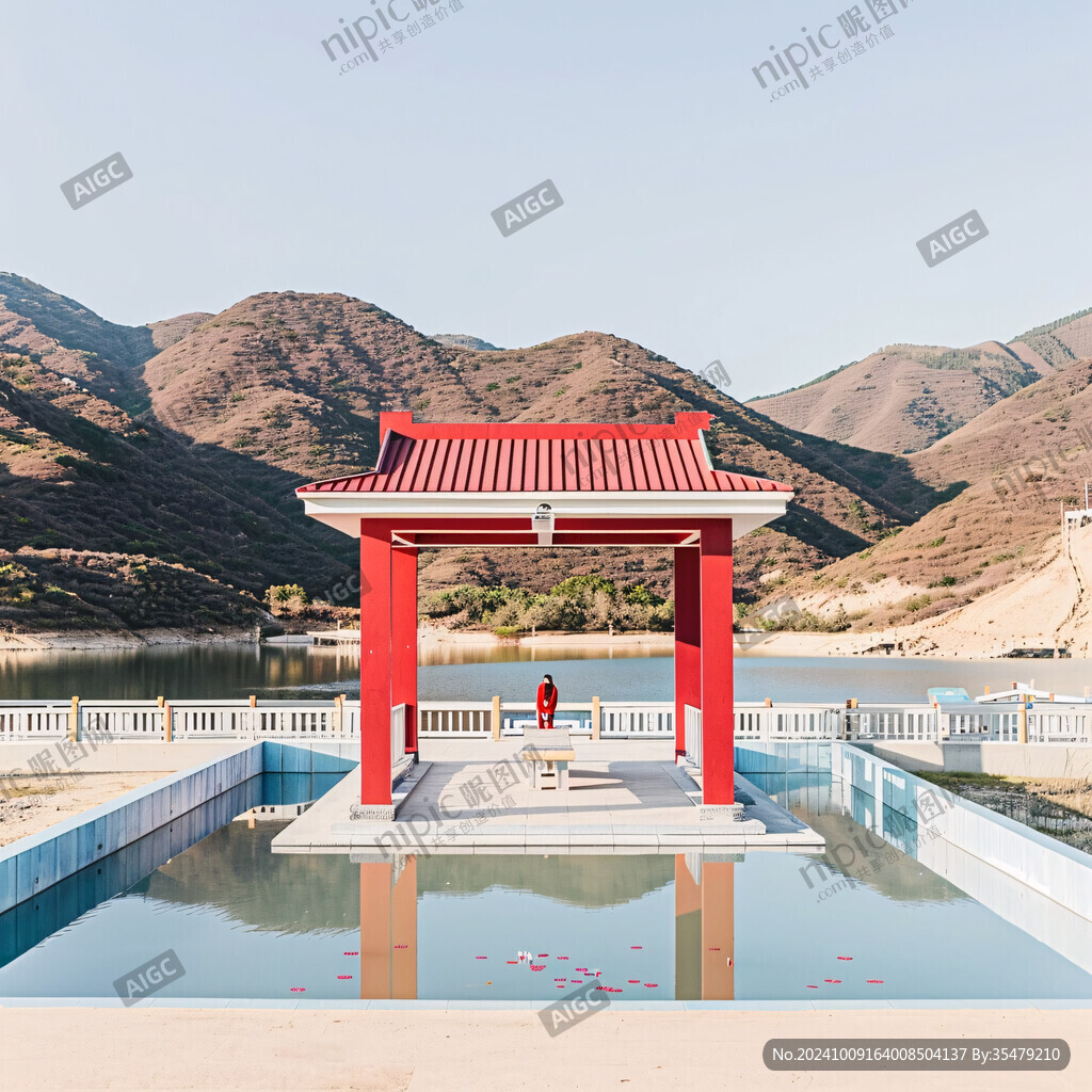 景区祈福亭子