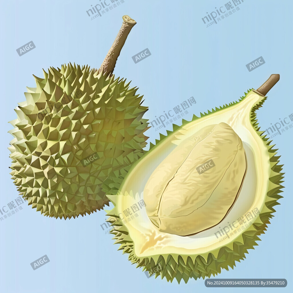 榴莲素材描述