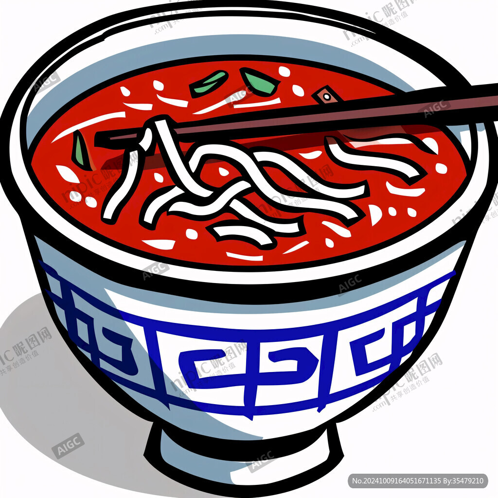 碗豆面插画