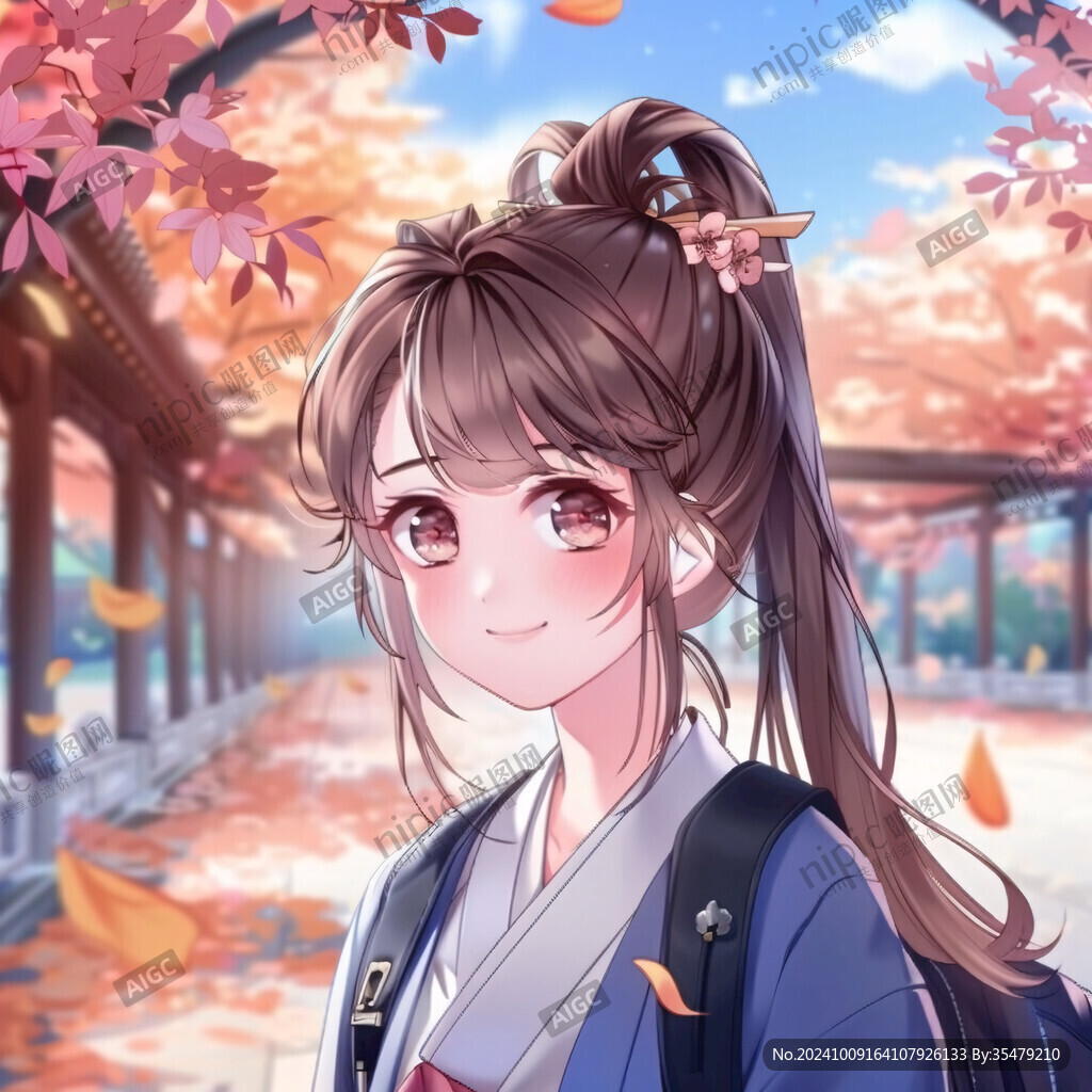 板绘少女