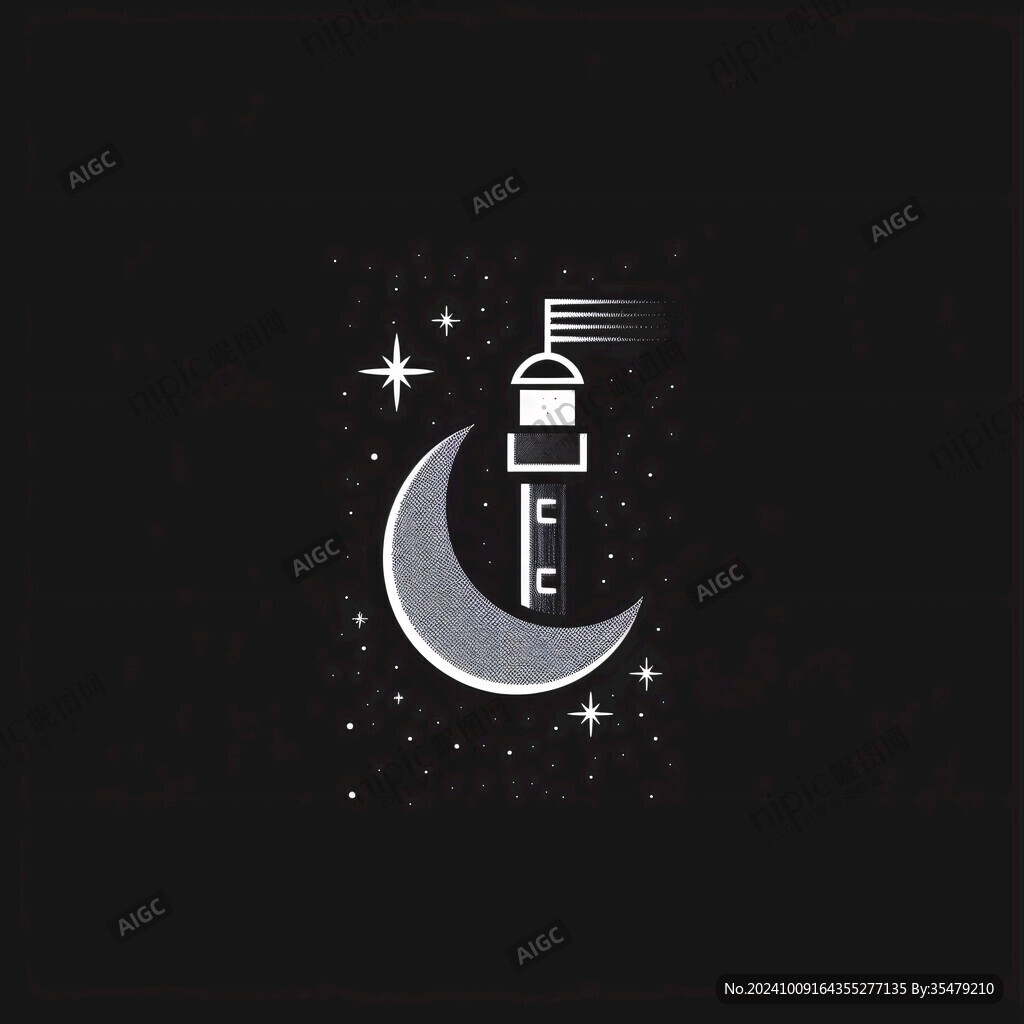 月亮星星logo