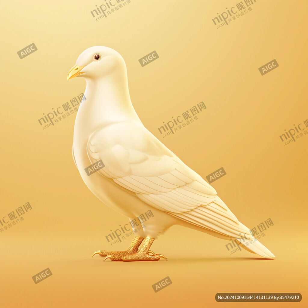 动物白色鸽子