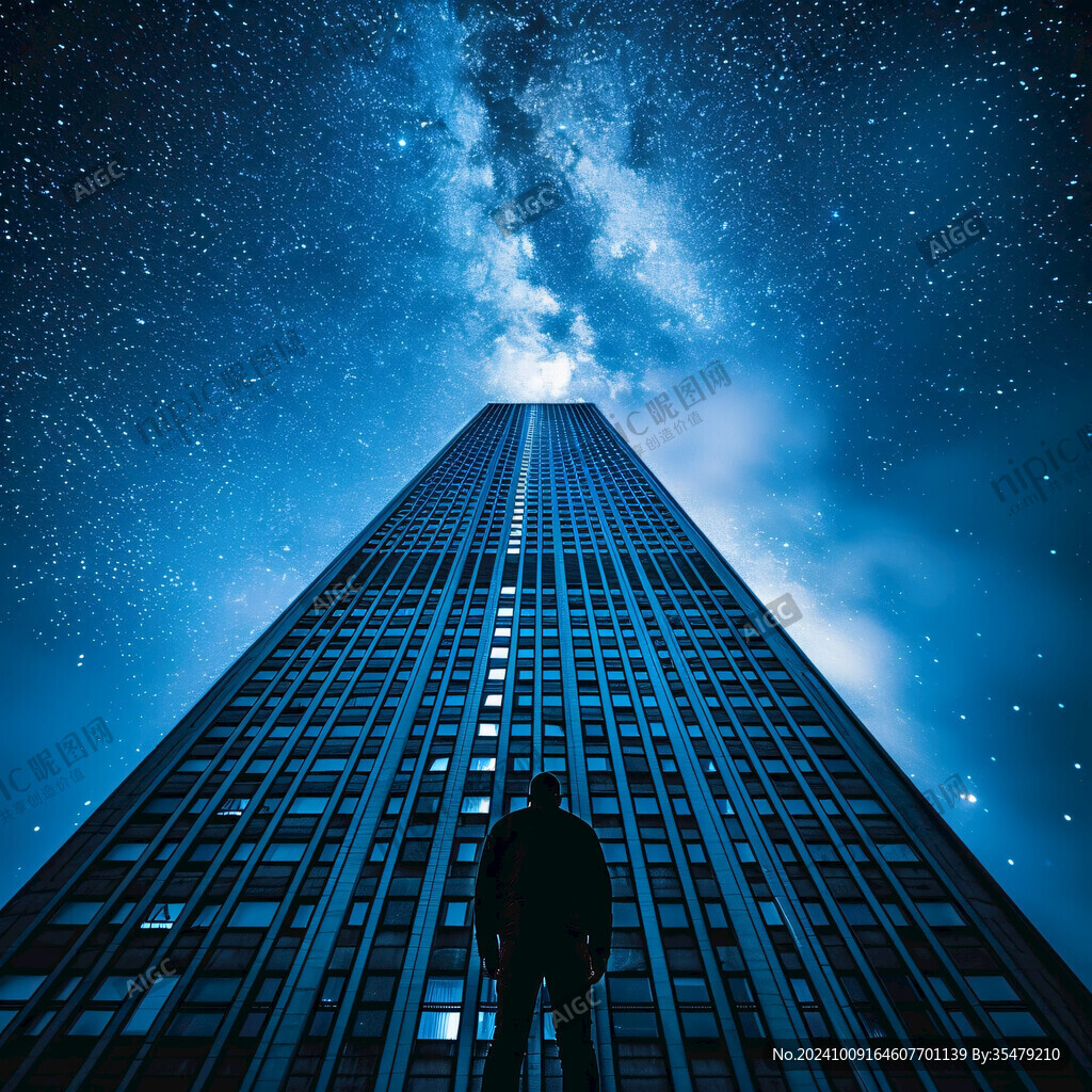 房地产广告星空背景