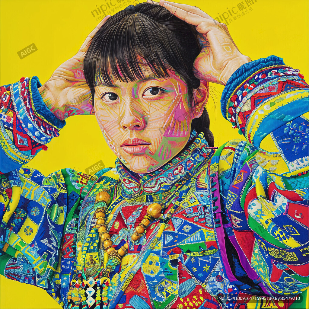 藏族女青年