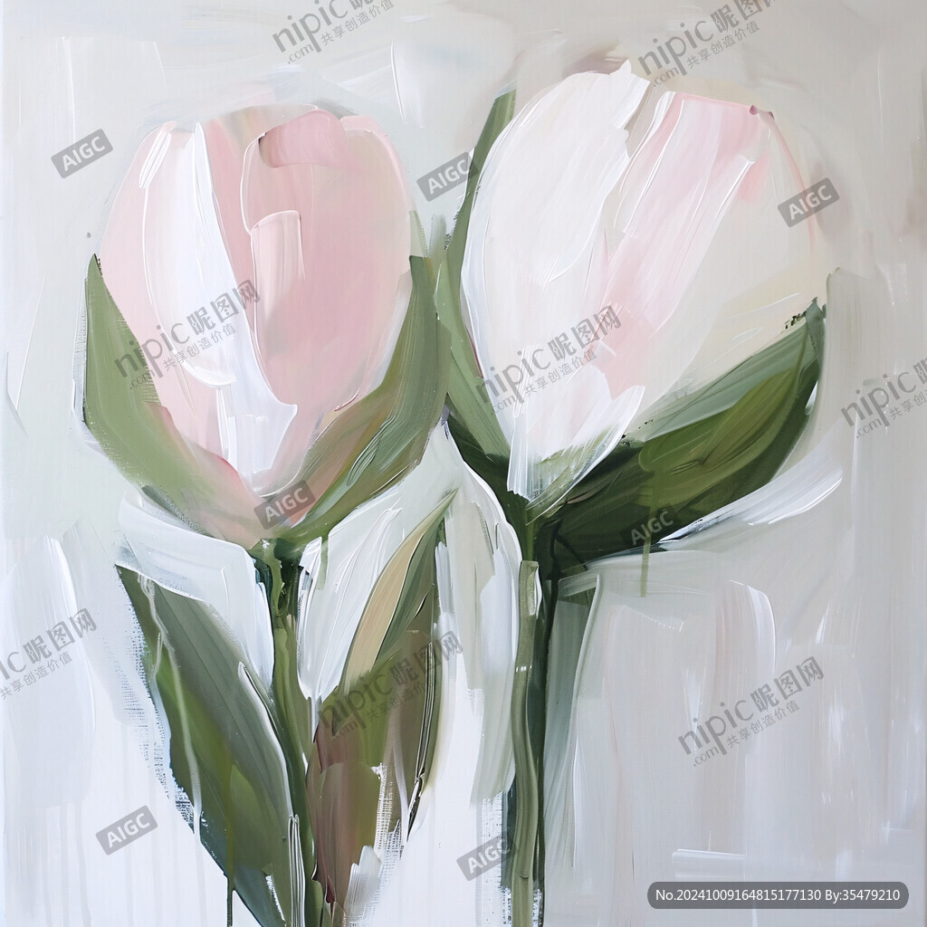 3d立体花卉油画