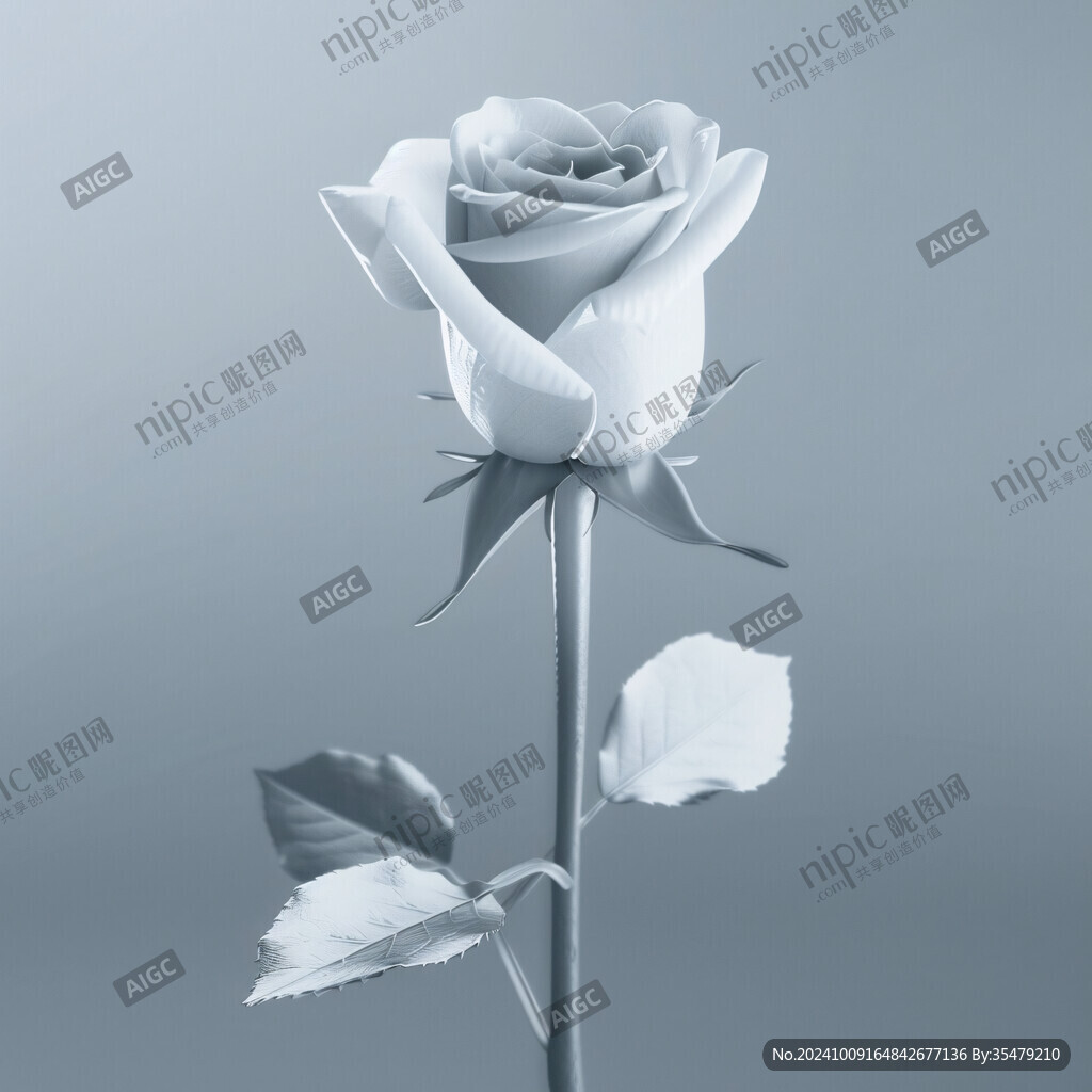 3d玫瑰花