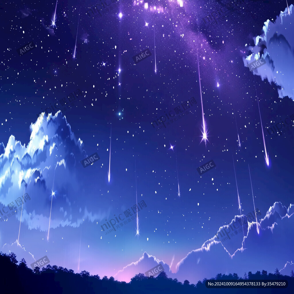 唯美流星雨