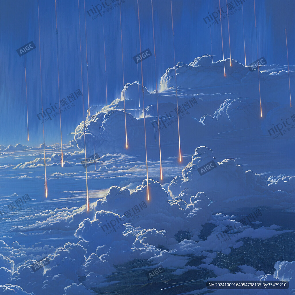 流星雨装饰画