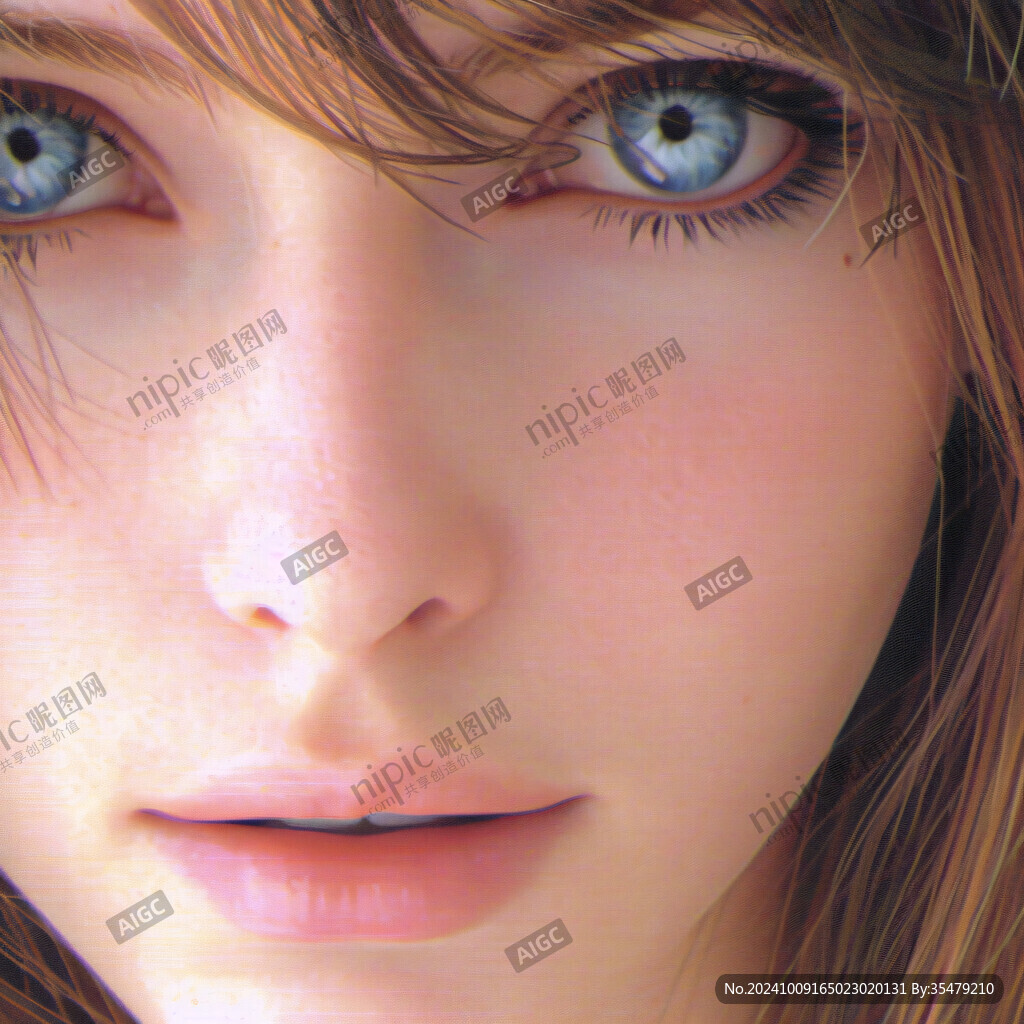 3d效果女孩