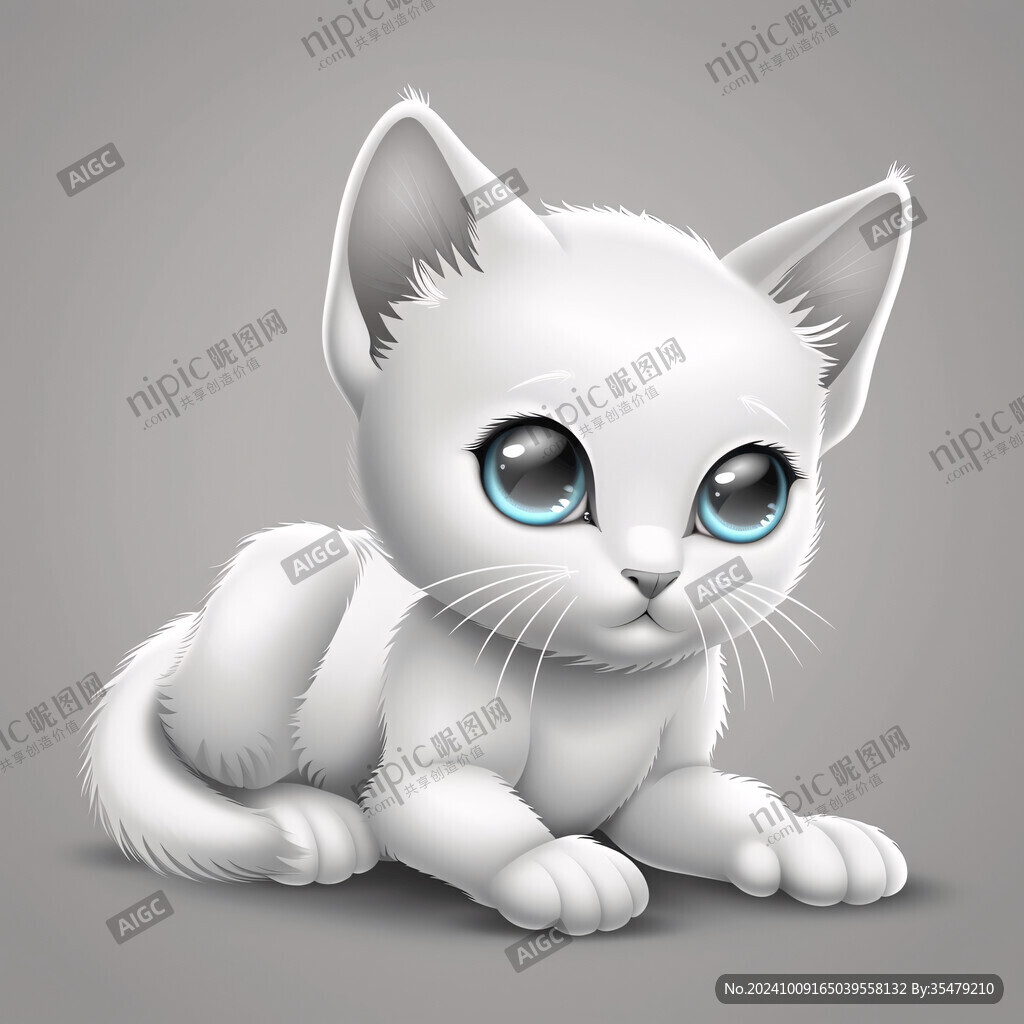 原创卡通智能小猫