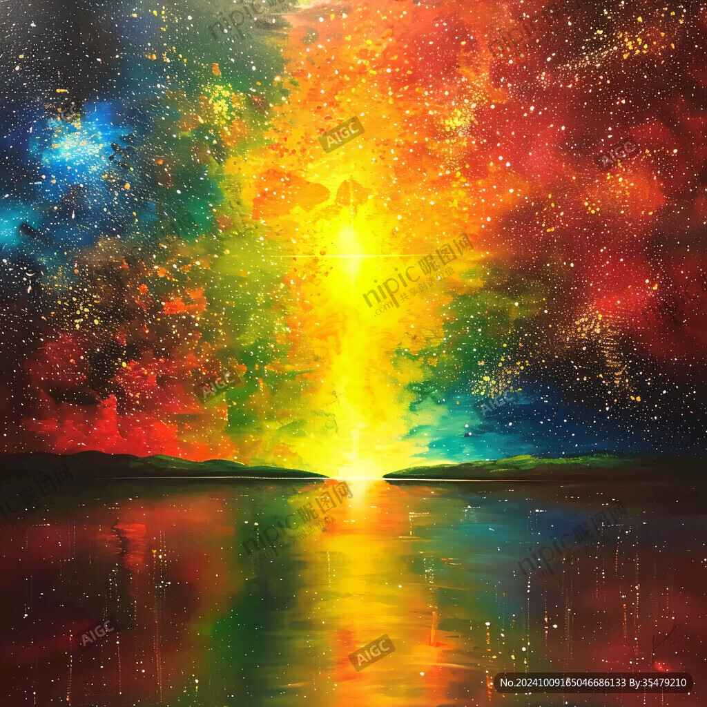 星河梦境装饰画