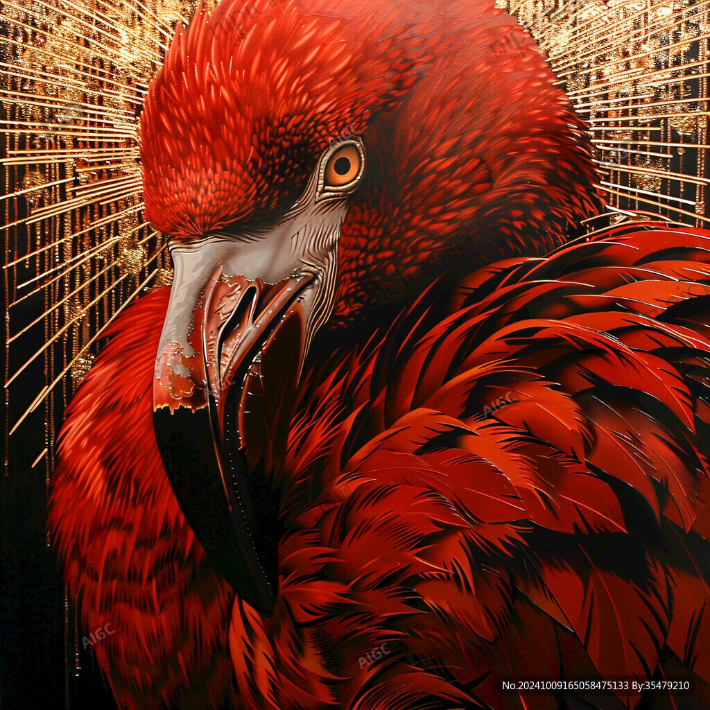 雄壮的动物插画