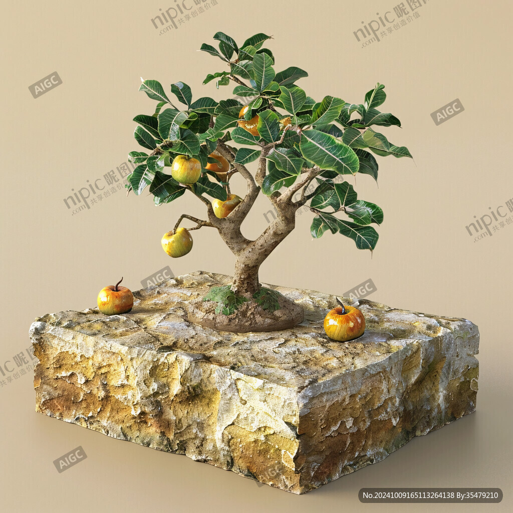 3d苹果树