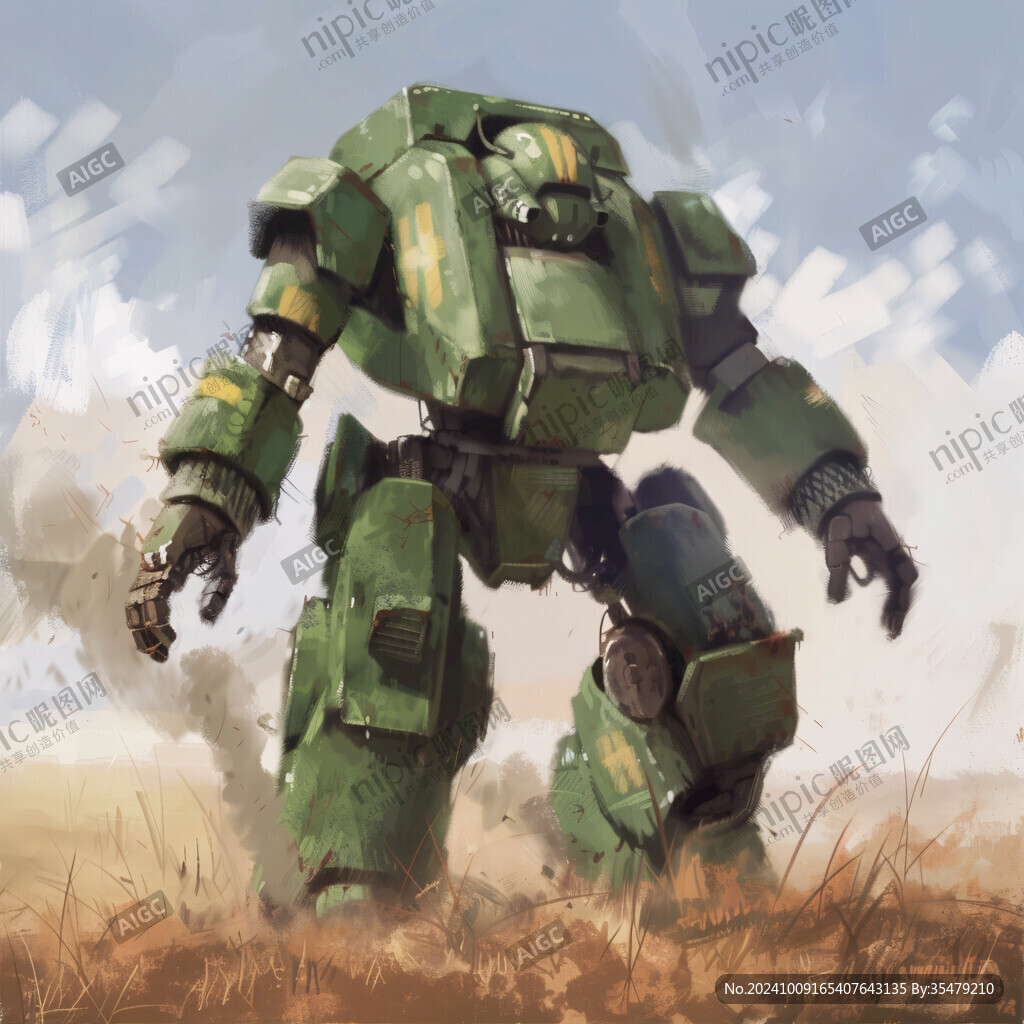 机甲风卡通人物