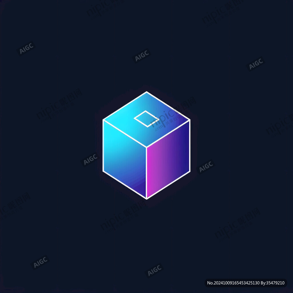 立体盒子logo