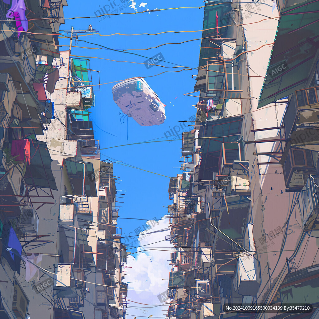 插画楼房
