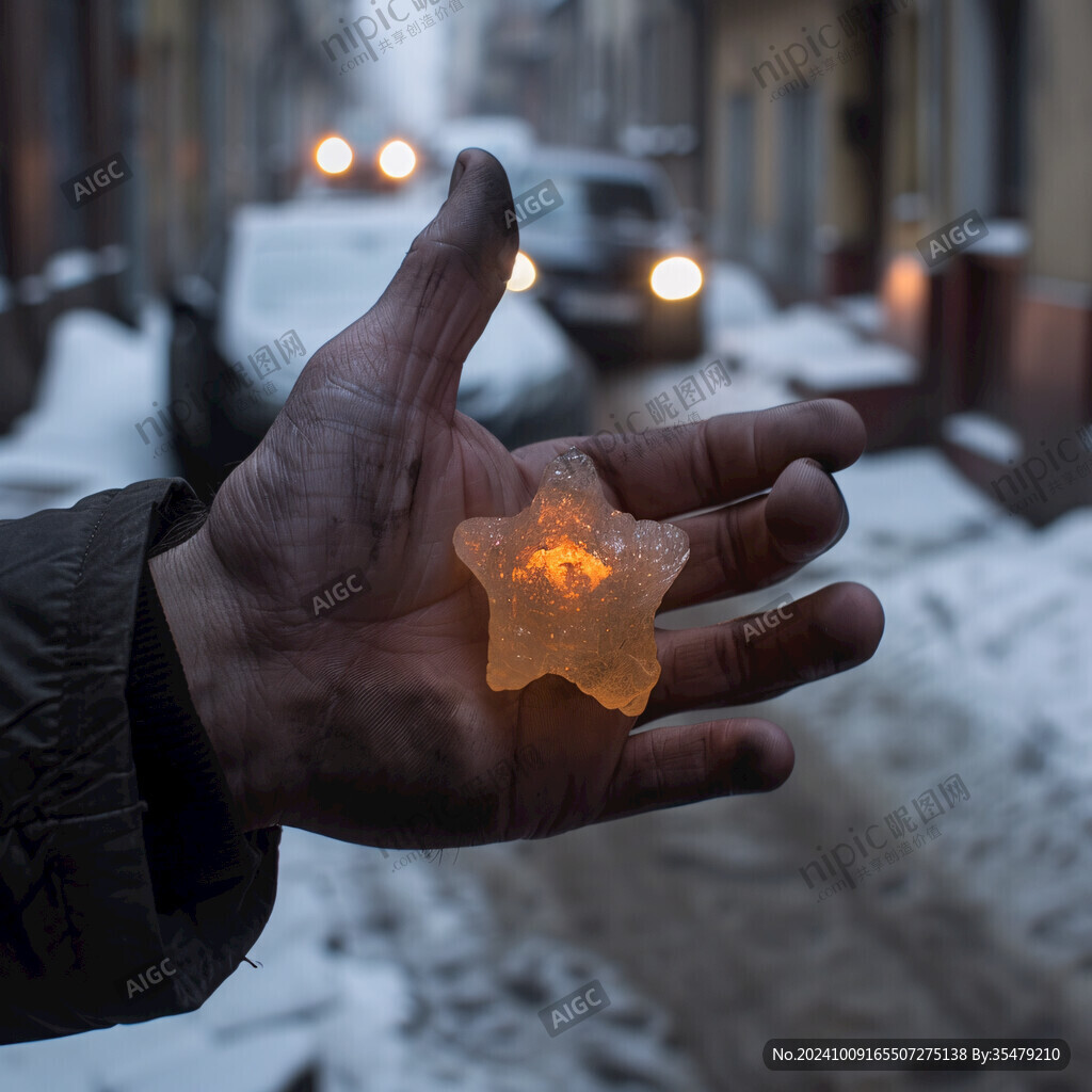 都市夜雪花
