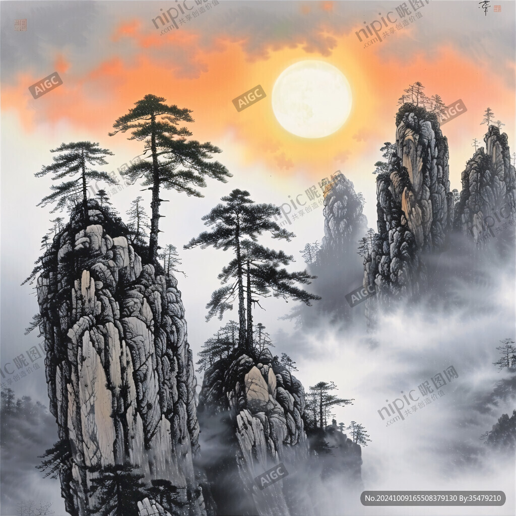 迎客松大图