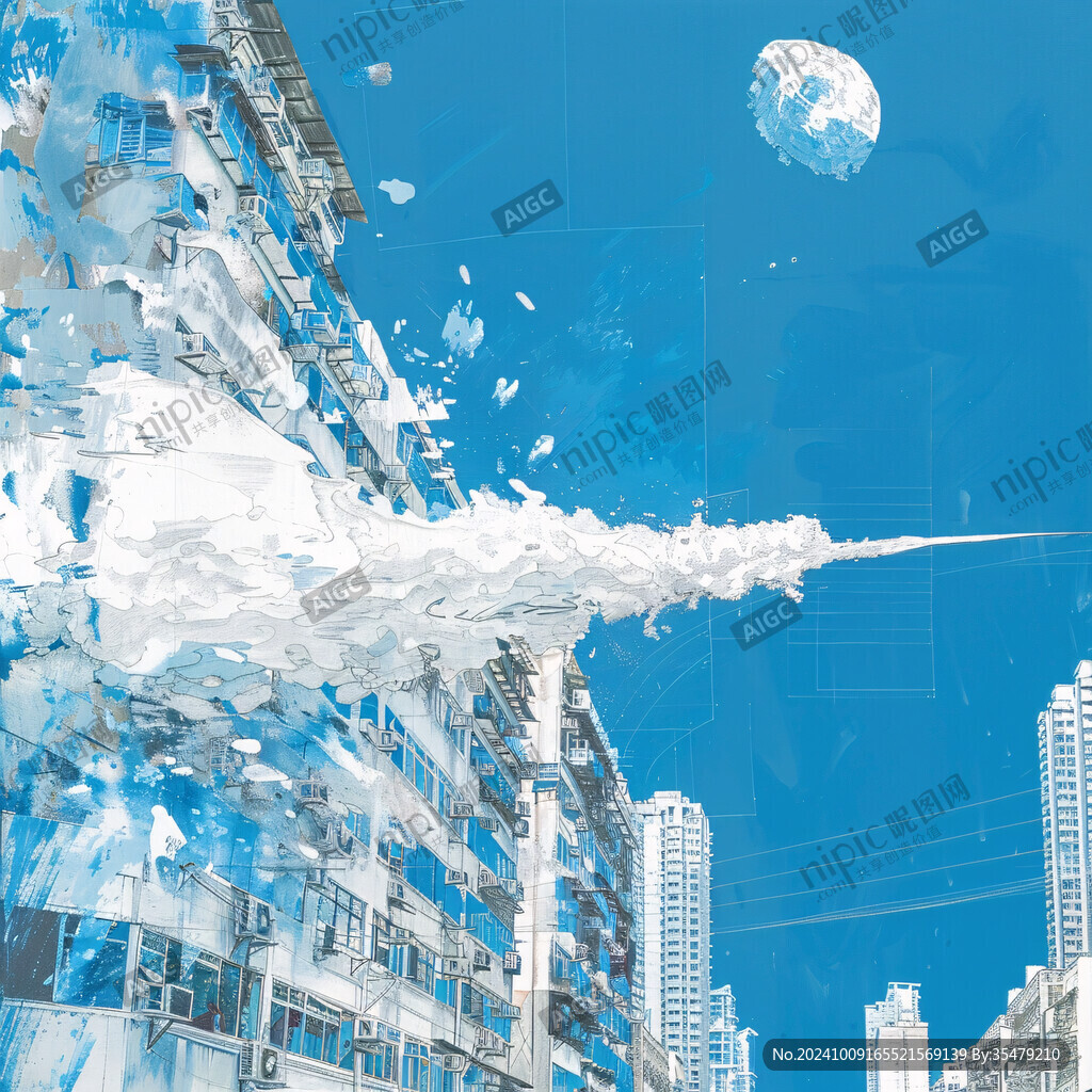 水墨房地产户外高抛